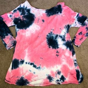 Simply Southern tie dye knot back top New